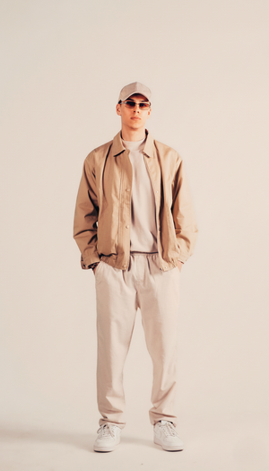 Structured Cotton Jacket | Camel