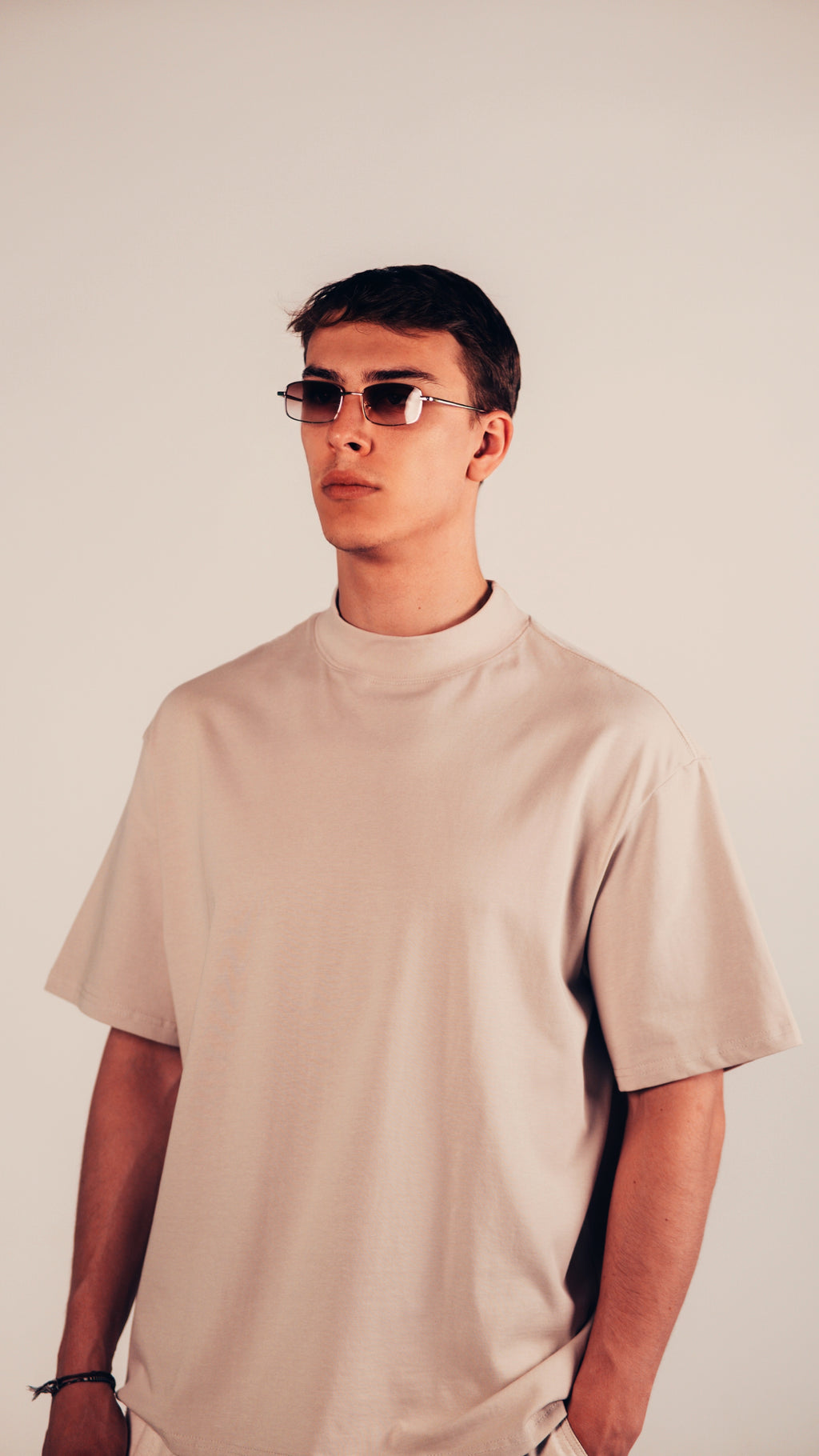 High-Neck Heavyweight T-Shirt