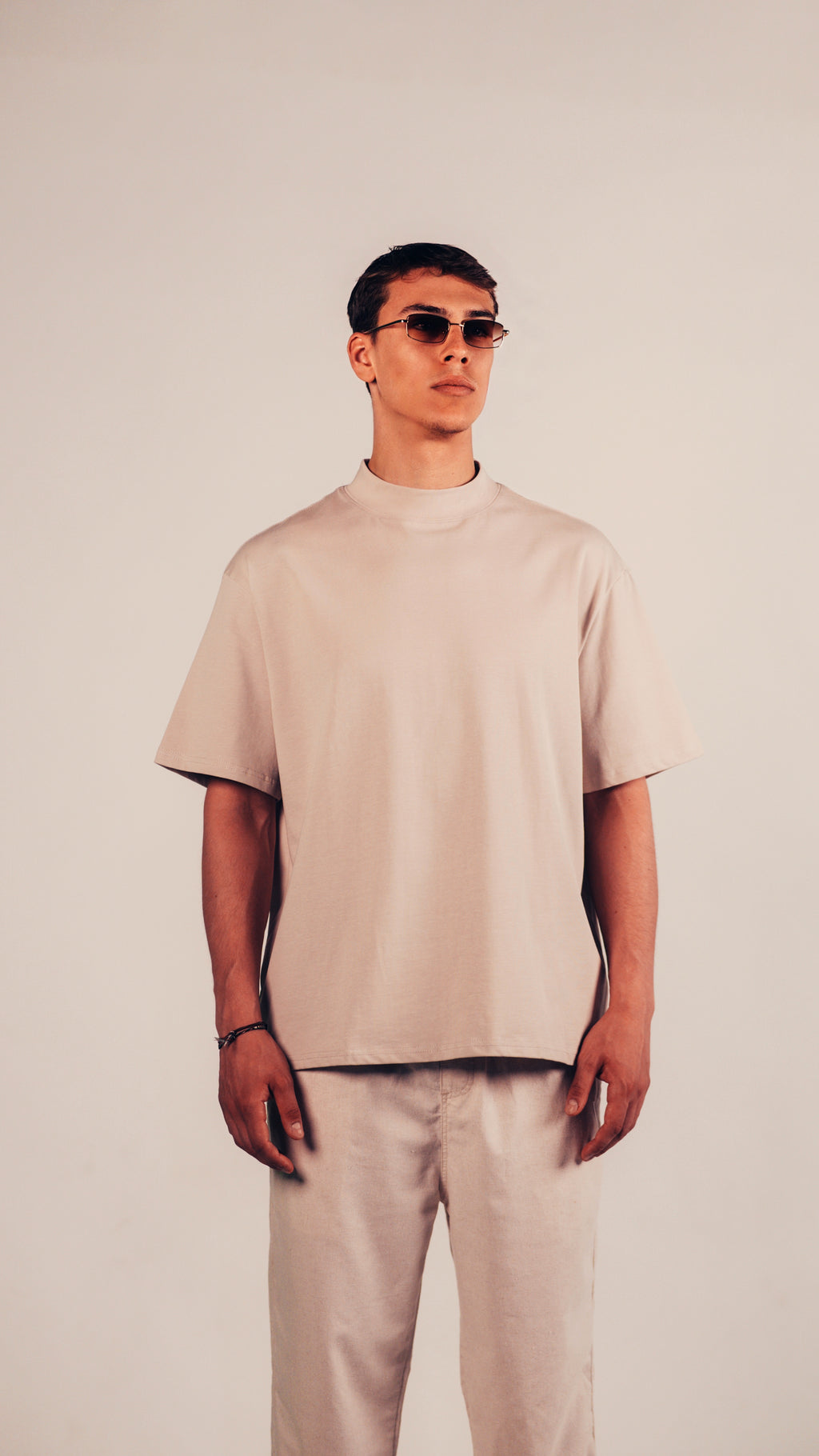 High-Neck Heavyweight T-Shirt