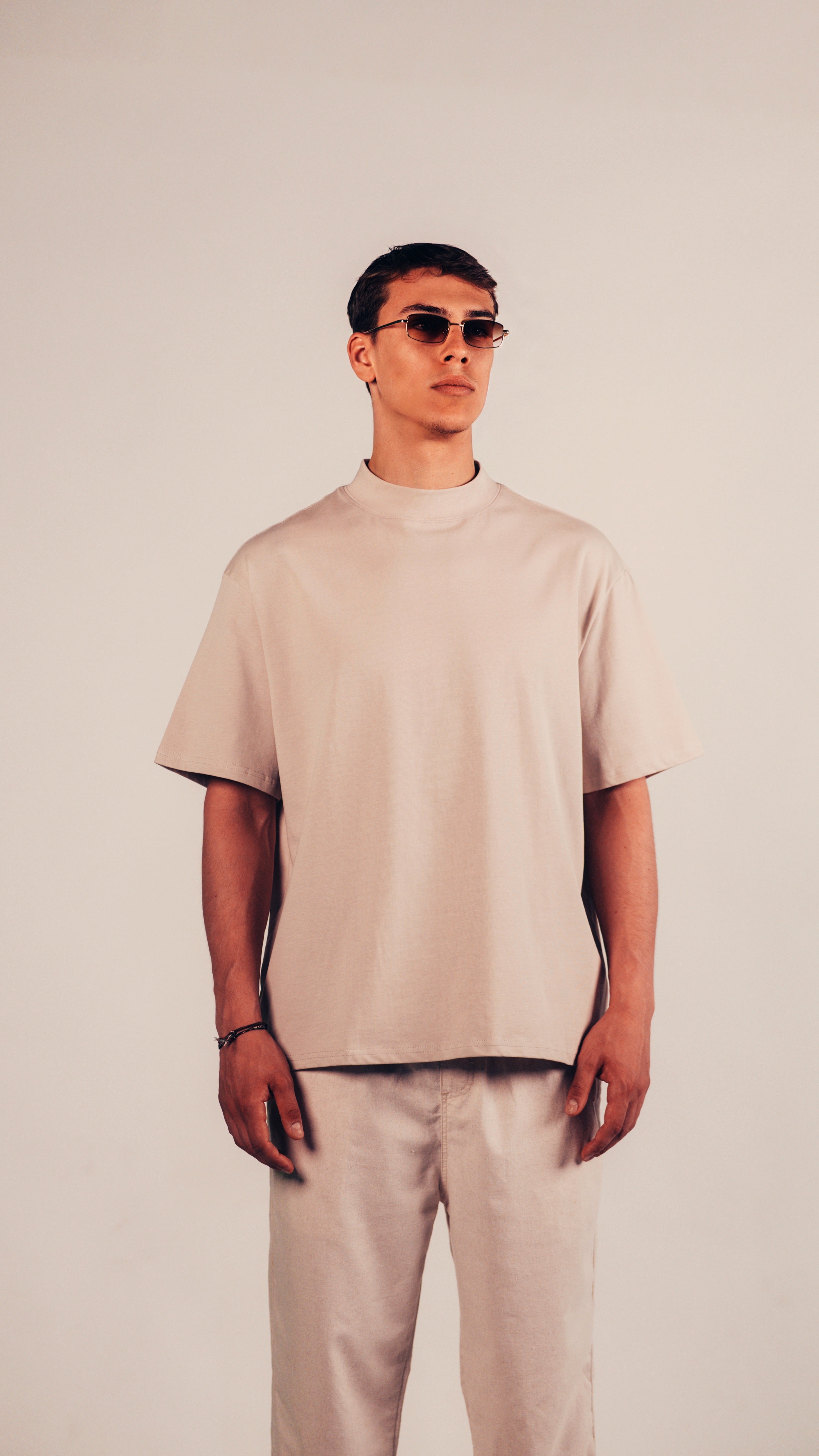 High-Neck Heavyweight T-Shirt