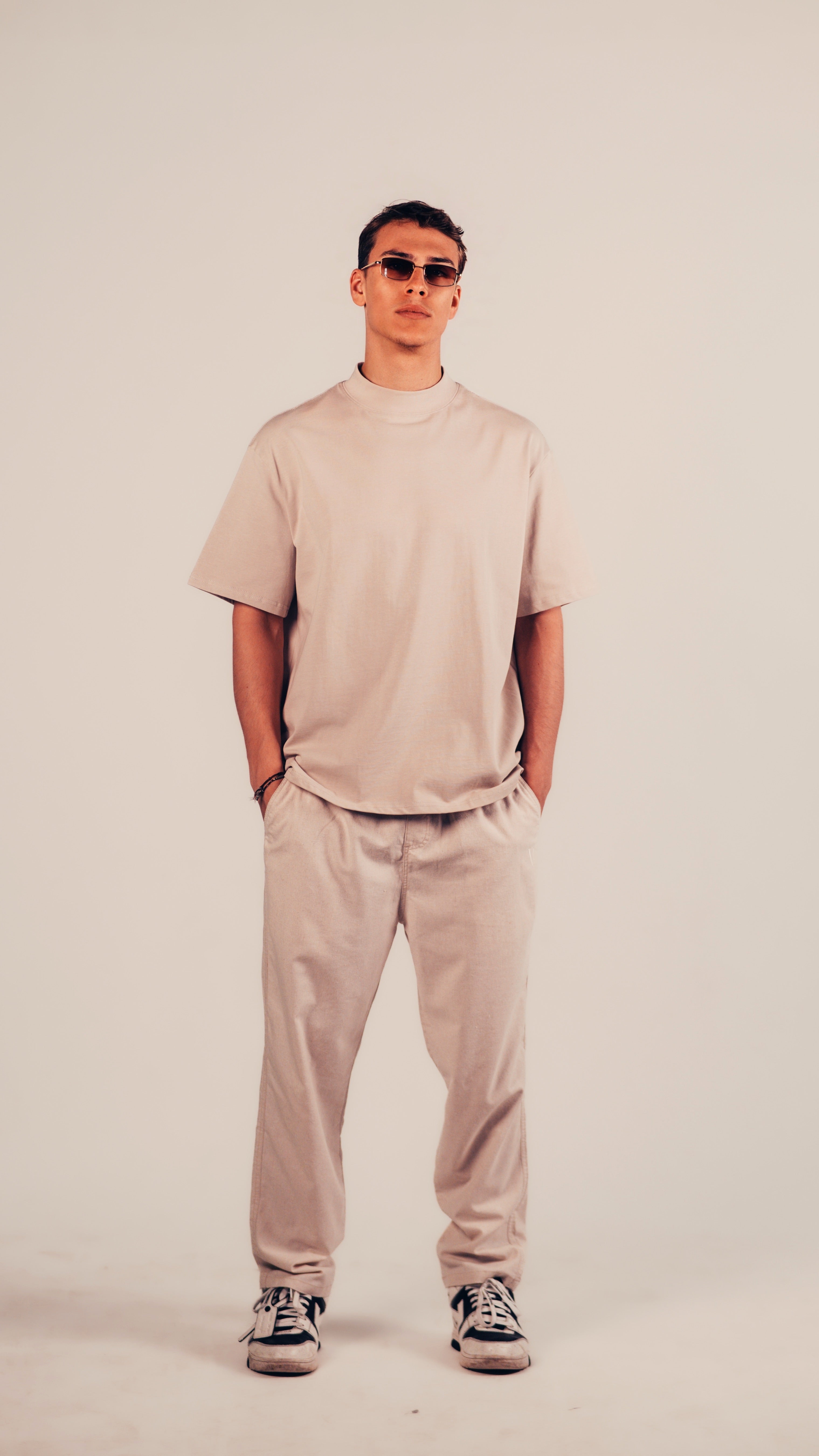 High-Neck Heavyweight T-Shirt