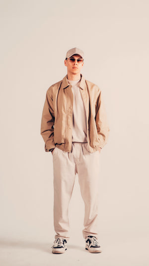 Structured Cotton Jacket | Camel