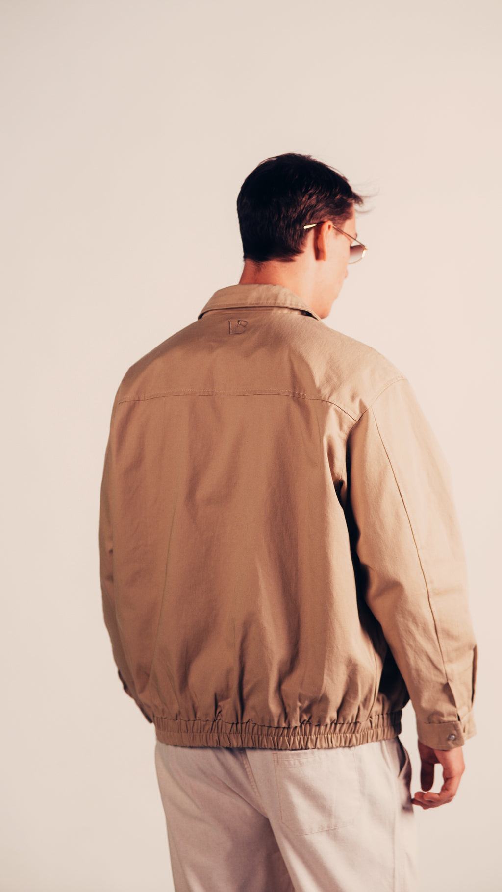 Structured Cotton Jacket | Camel